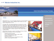Tablet Screenshot of maclanindustries.com